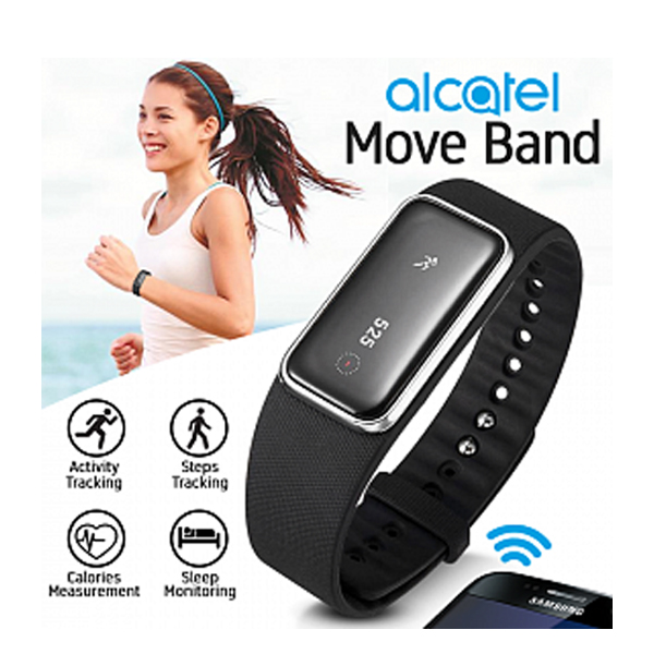 Alcatel MB20G-3ALCWE1 Wristband - Full Black